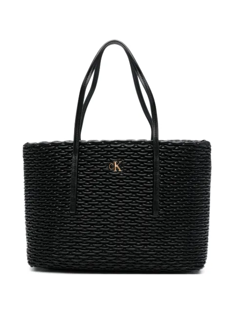 Calvin Klein pleated tote bag