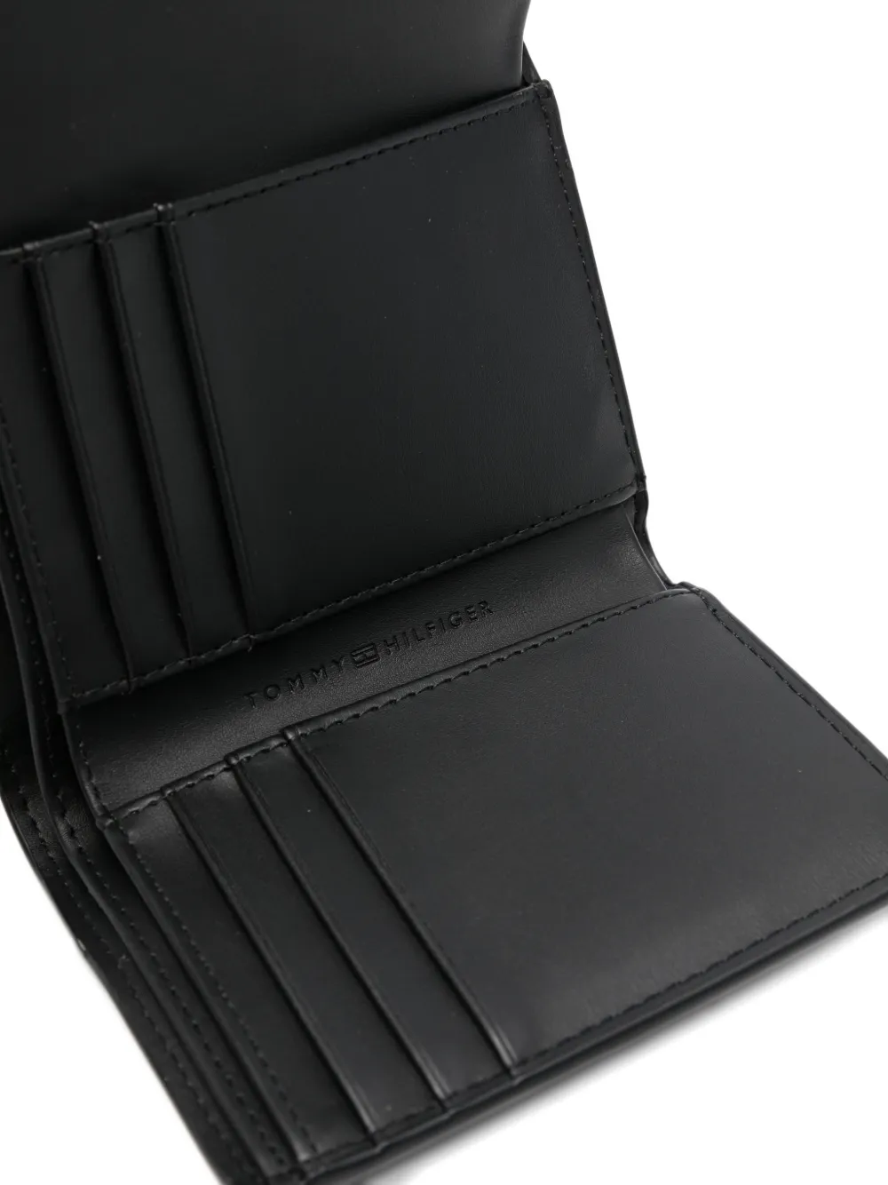  Tommy Hilfiger Flag Trifold Wallet - Black 