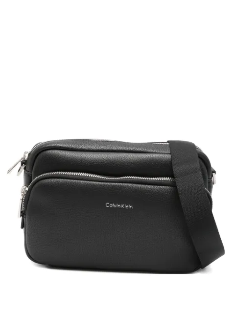Calvin Klein logo-lettering cross body bag
