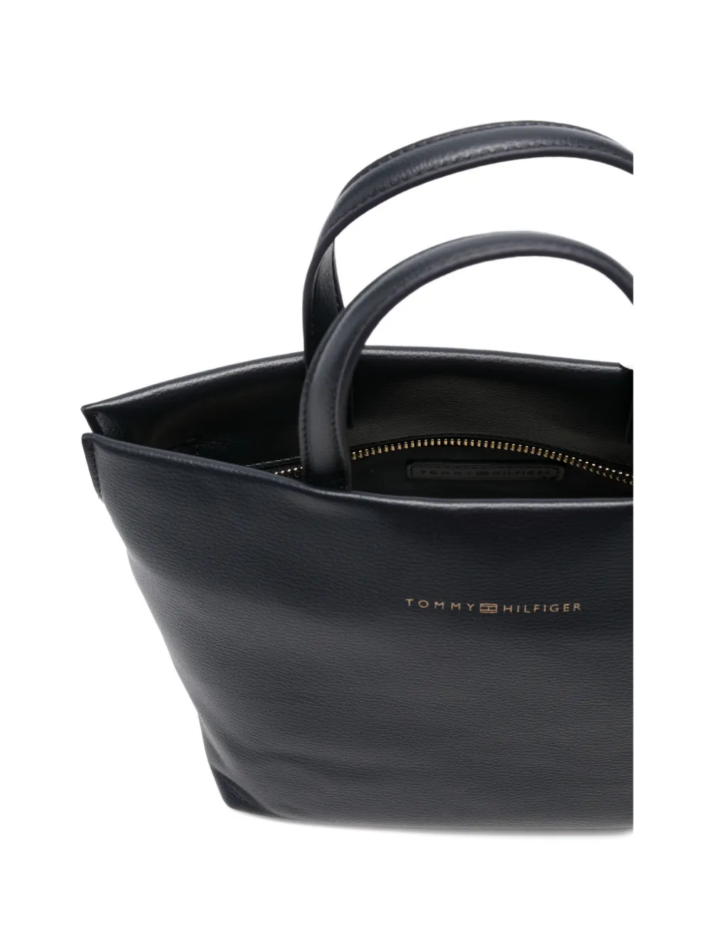 Tommy Hilfiger Mini-schoudertas met logoband Blauw