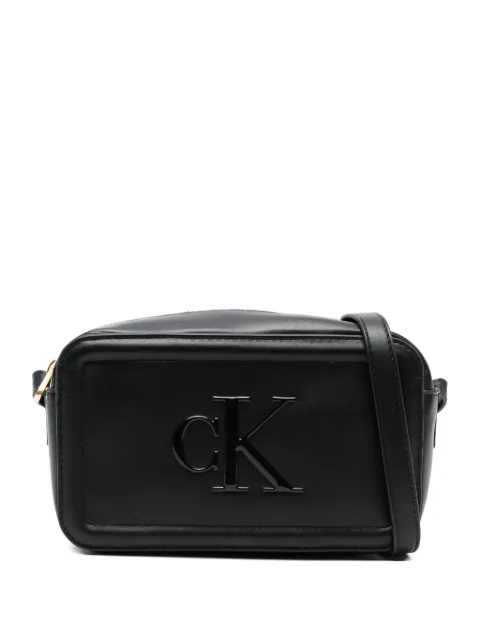 Calvin Klein embossed-logo cross body bag