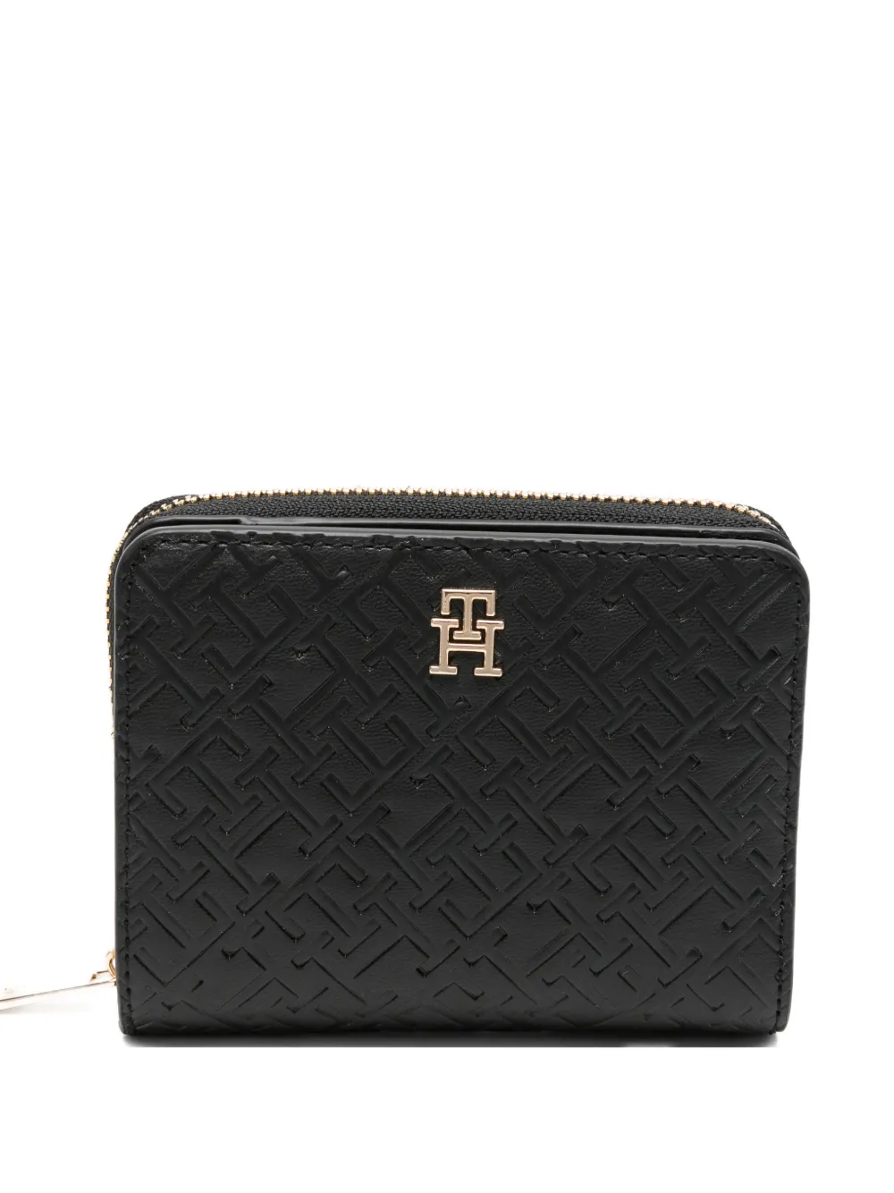 Tommy Hilfiger patterned zip wallet - Nero