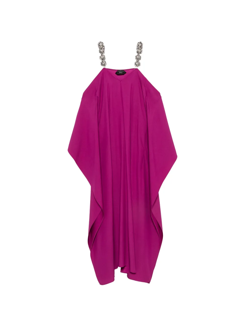 Taller Marmo crystal-embellished cold-shoulder dress - Rosa