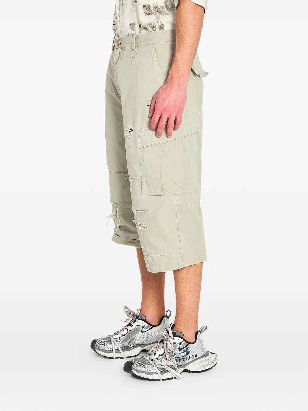  Balenciaga Ripstop Cargo Trousers - Neutrals 