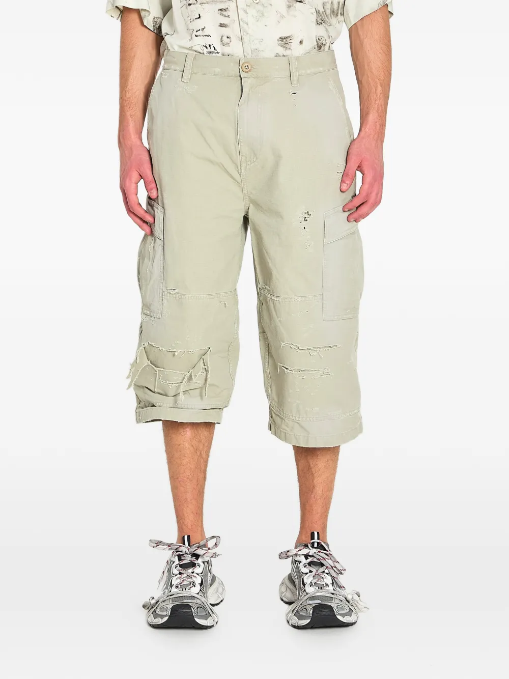 Balenciaga ripstop cargo trousers – Neutrals