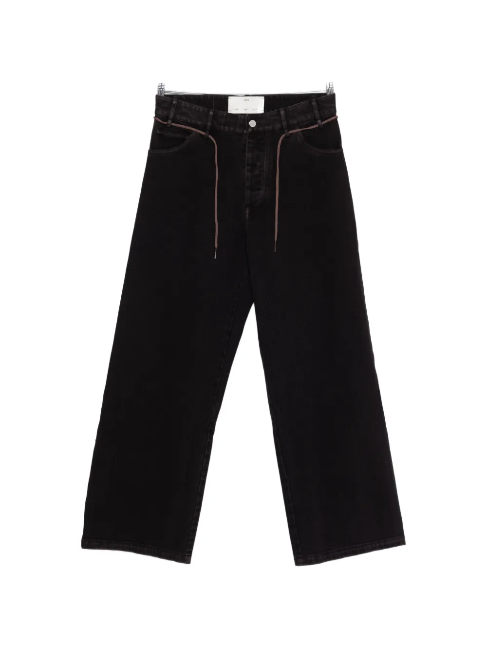 Song For The Mute drawstring jeans - Nero