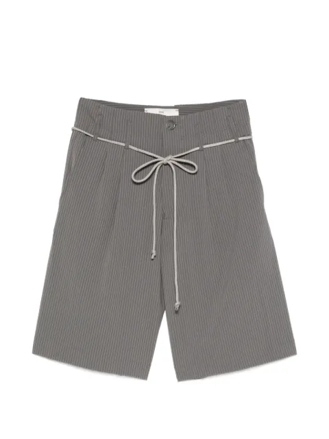 Song For The Mute striped-pattern drawstring shorts