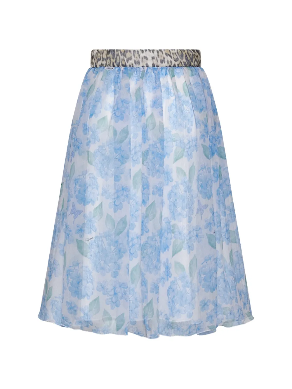 Roberto Cavalli Junior Rok met bloemenprint Wit