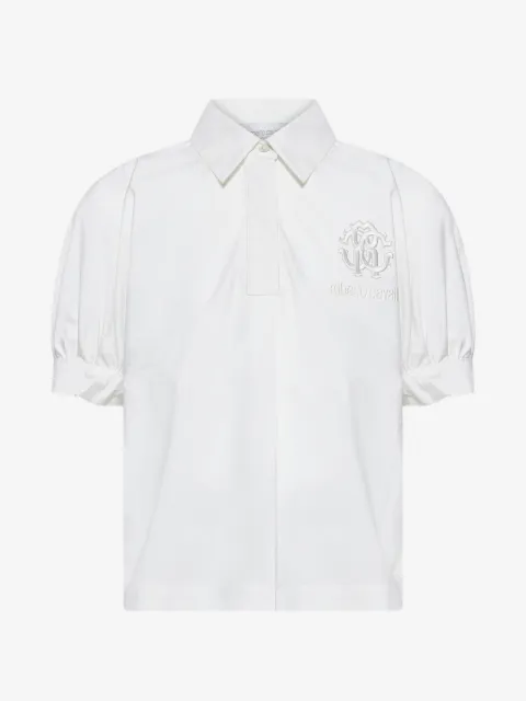 Roberto Cavalli Junior embroidered polo shirt