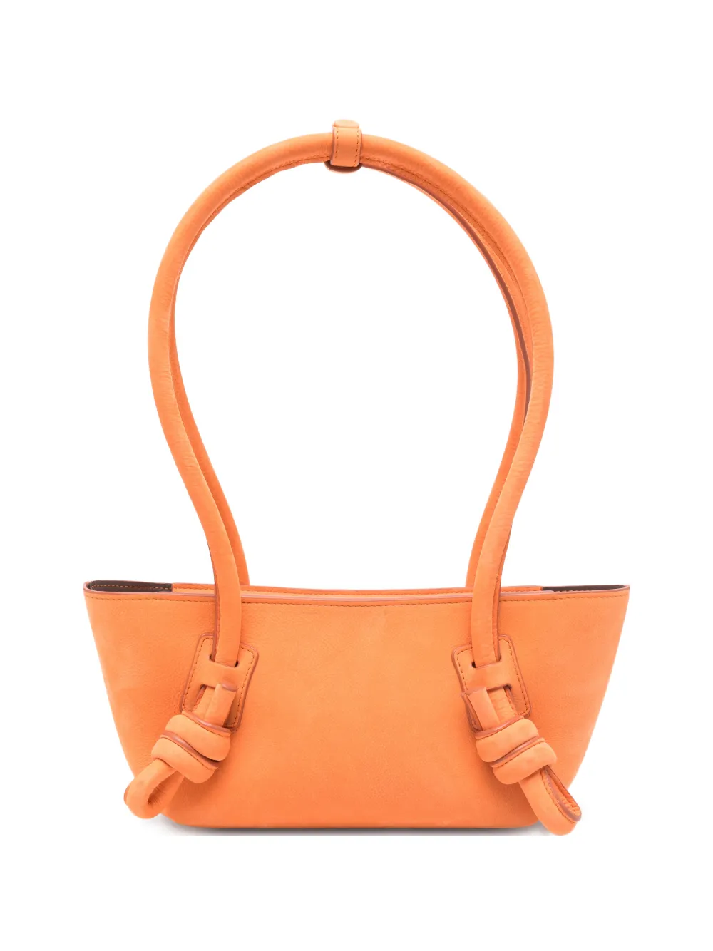 Hereu mini Fleca knot-detail shoulder bag - Arancione