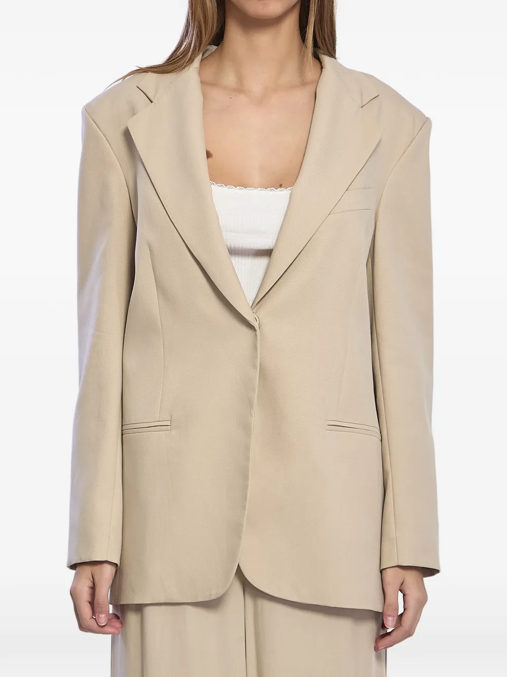 Federica Tosi oversized blazer - Toni neutri