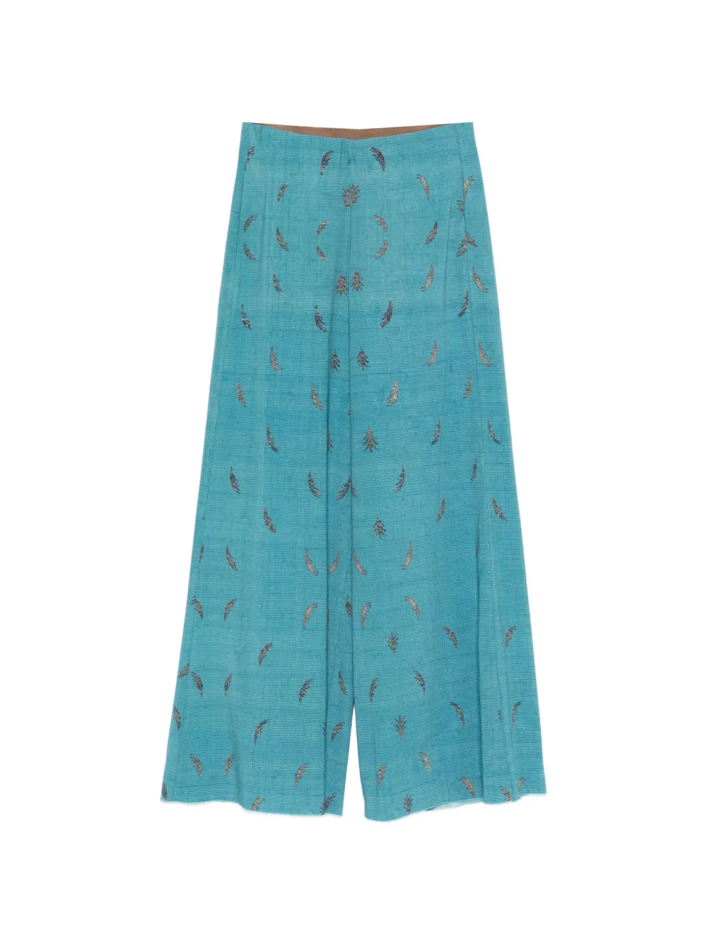 Pierre-Louis Mascia print trousers - Blu