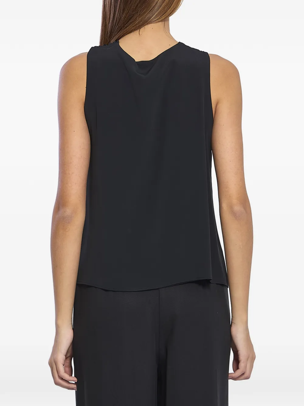  Federica Tosi Knot Sleeveless Top - Black 