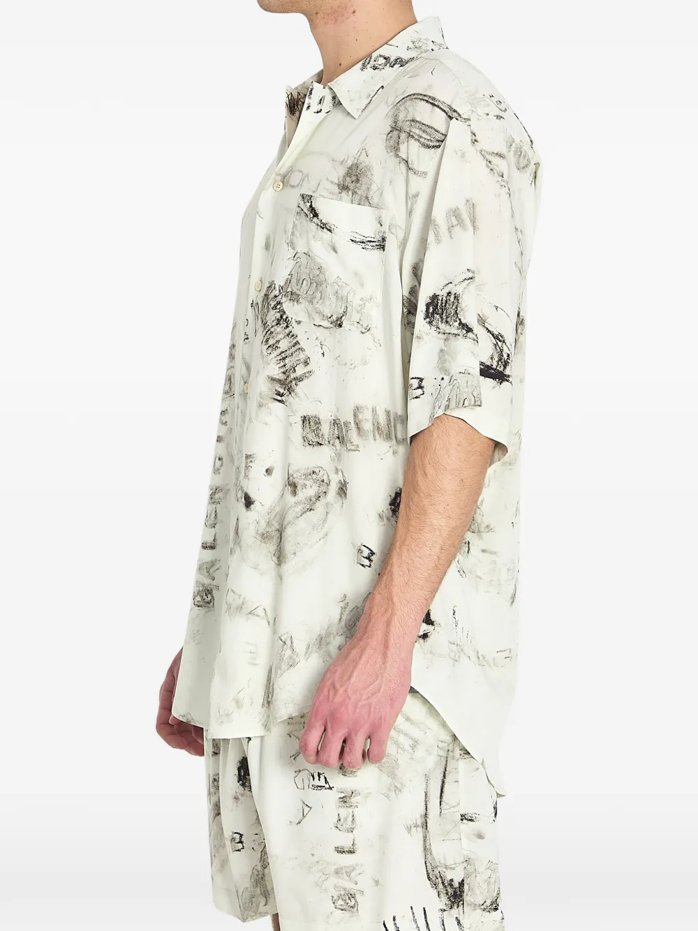  Balenciaga Pyjama Shirt - Neutrals 