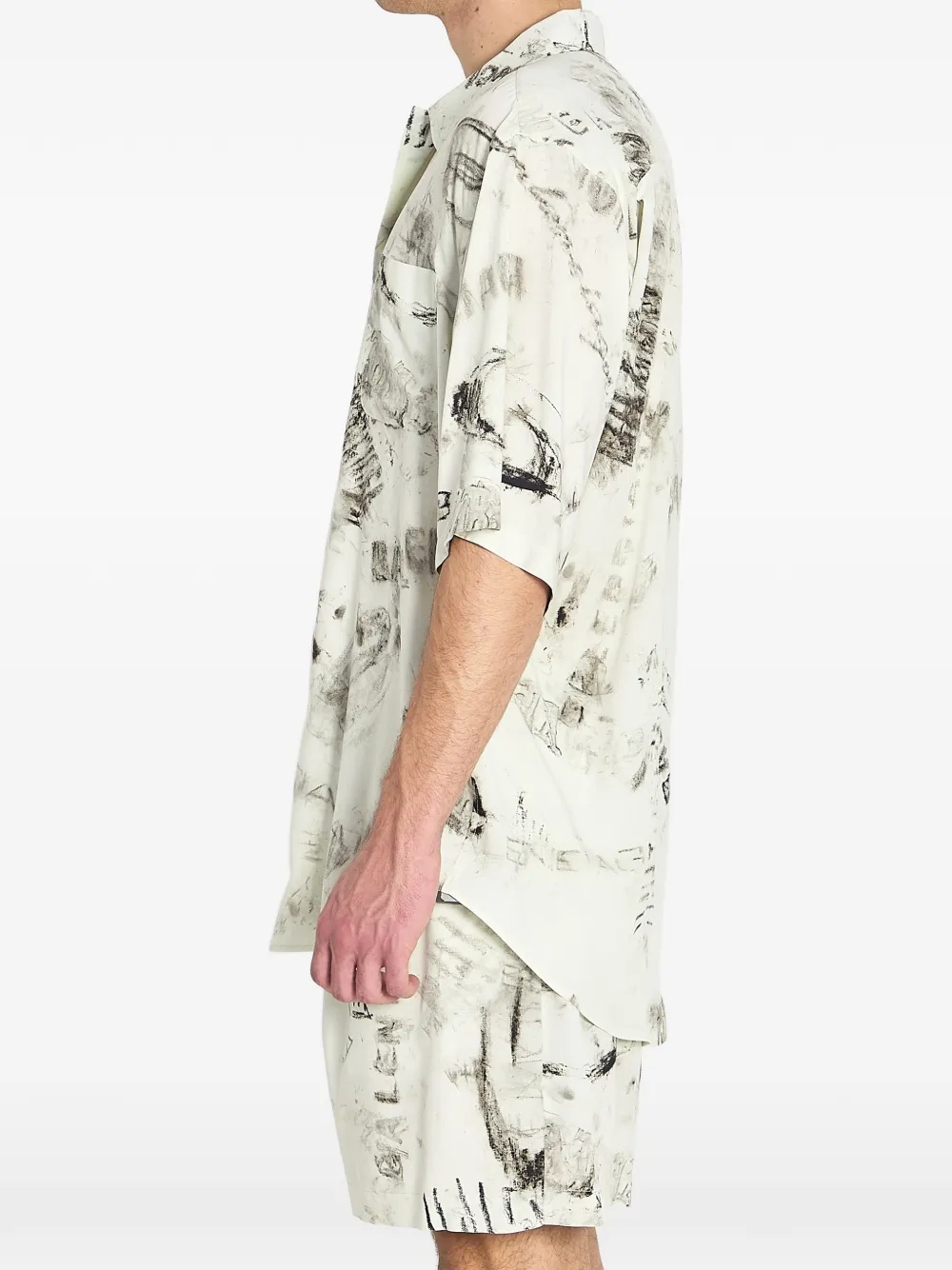 Balenciaga Pyjamashirt Beige