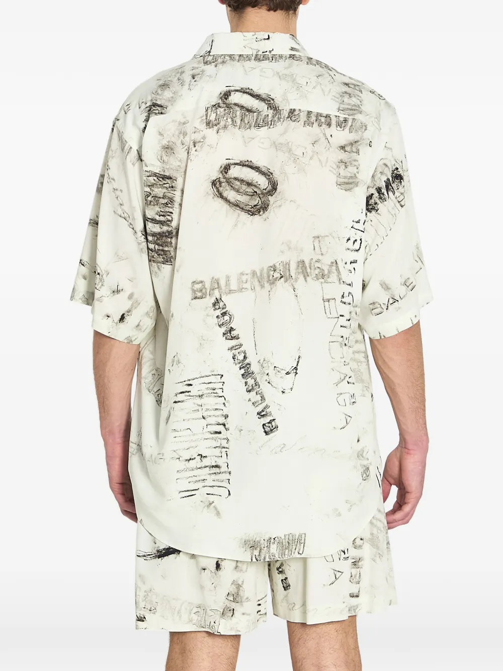 Balenciaga Pyjamashirt Beige