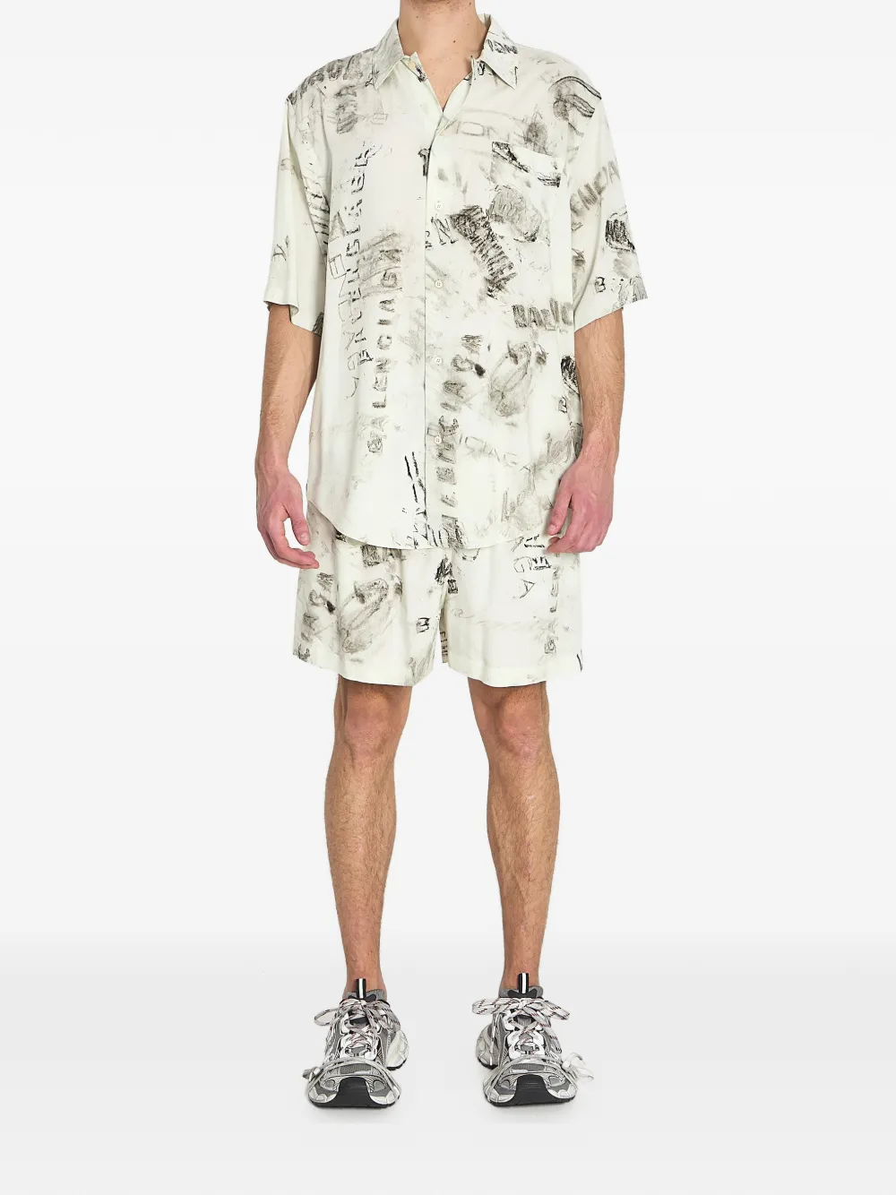  Balenciaga Pyjama Shirt - Neutrals 
