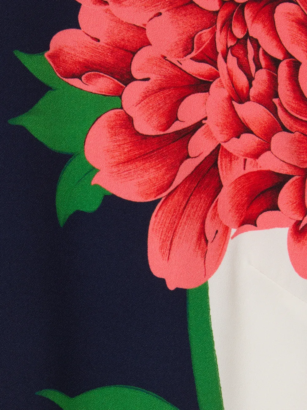 La DoubleJ Jurk met bloemenprint en klokmouwen Blauw