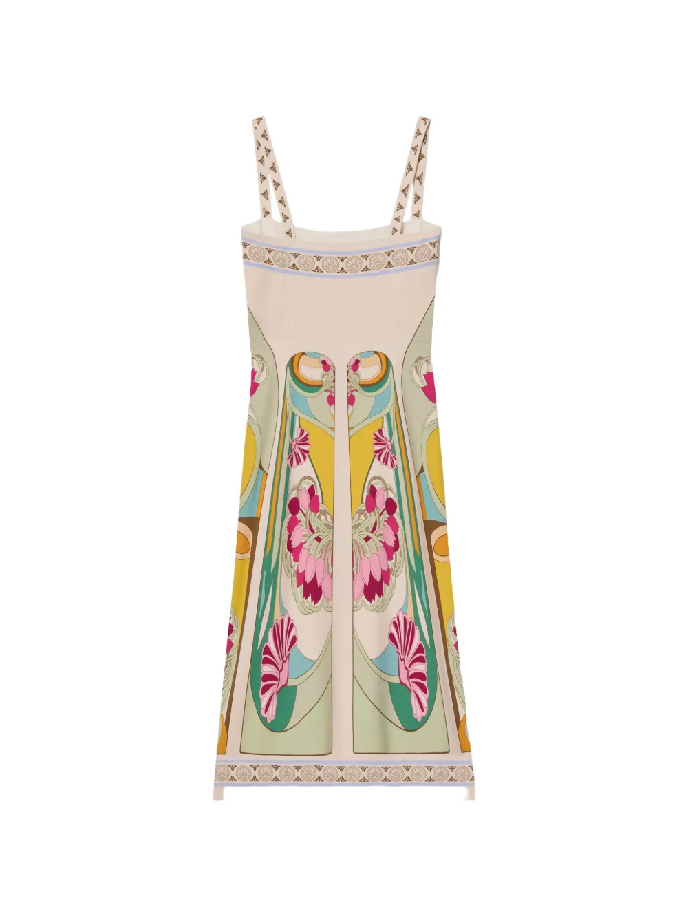 La DoubleJ Buy Me A Martini midi-jurk Beige