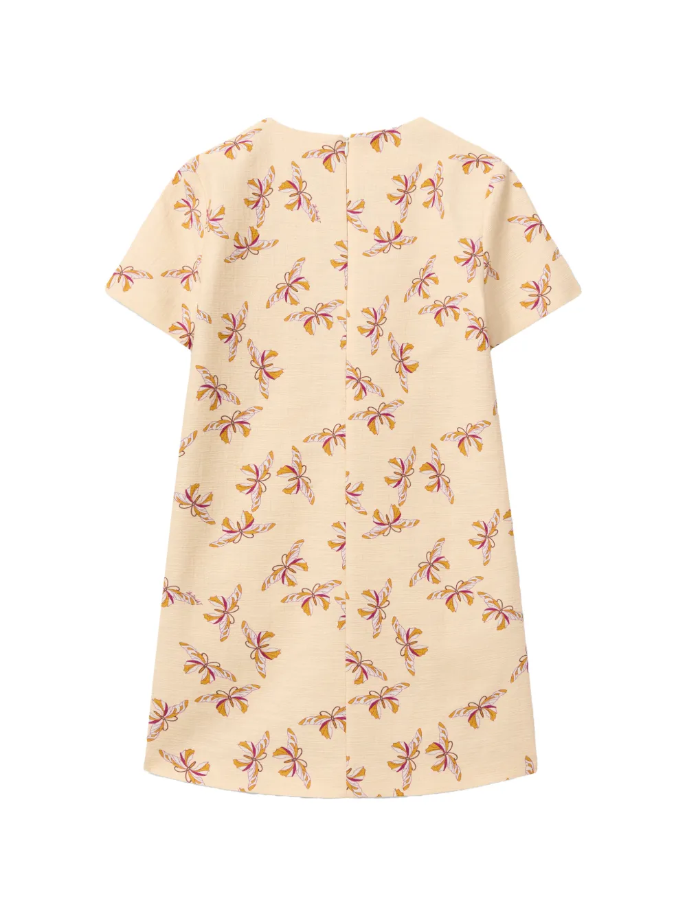 La DoubleJ Mini-jurk met print Beige