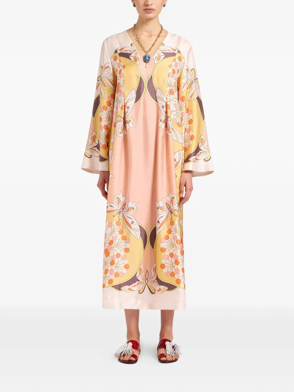 La DoubleJ Twin Flame jurk Beige