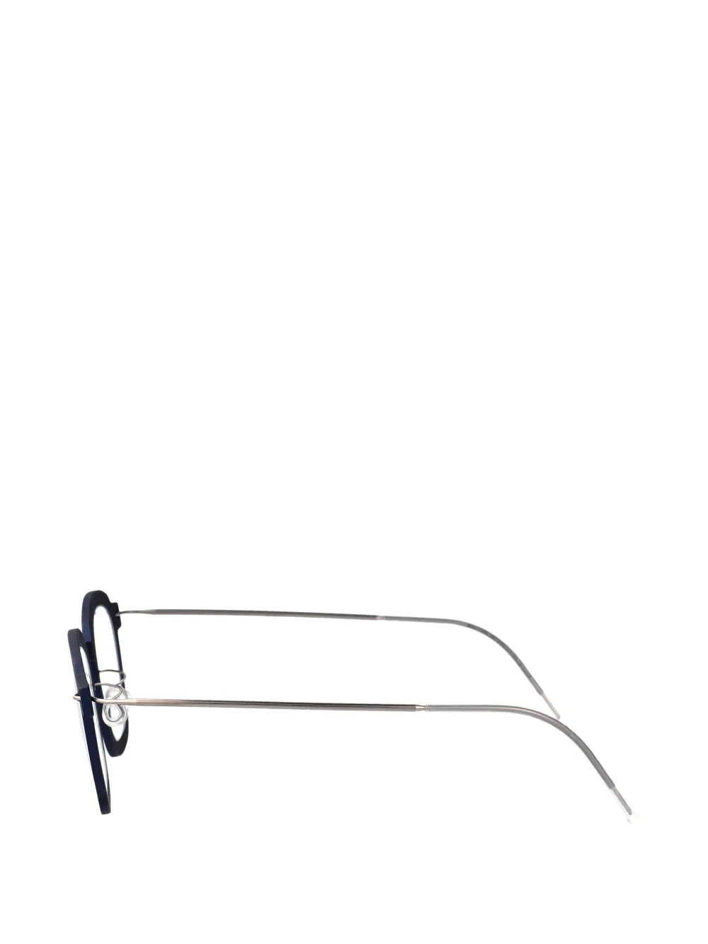  Lindberg Round Glasses - Blue 