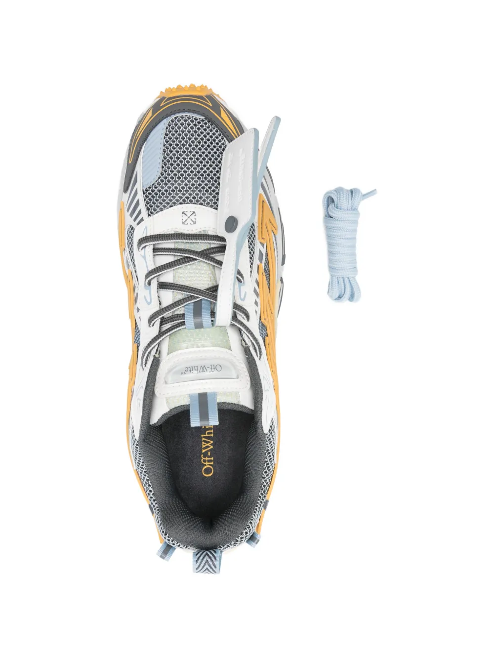 Off-White Be Right Back mesh sneakers Blauw