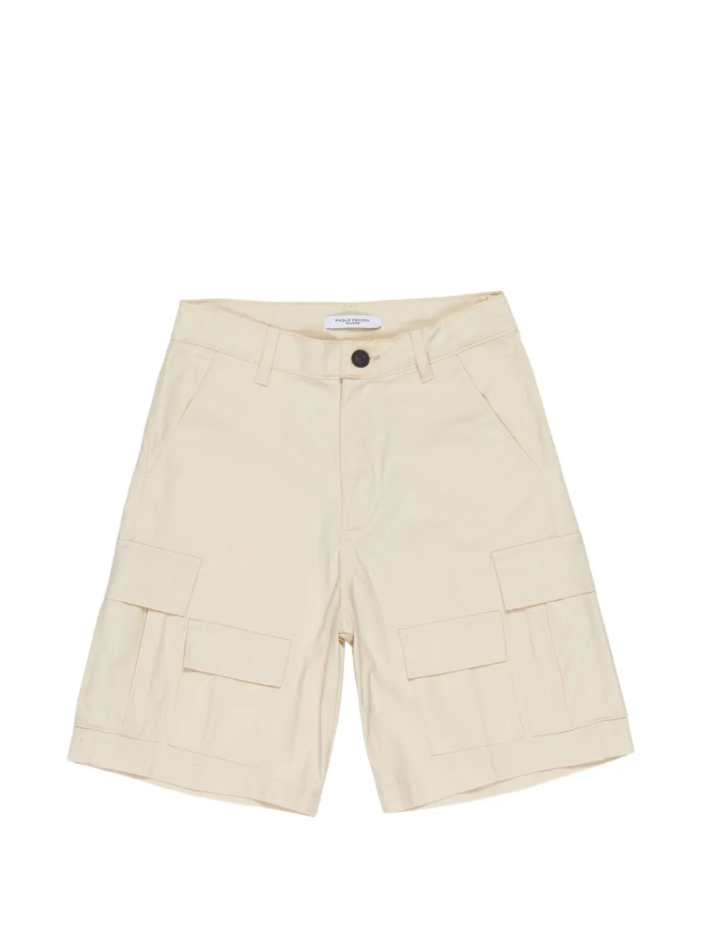 Paolo Pecora Kids cargo-pocket shorts - Toni neutri