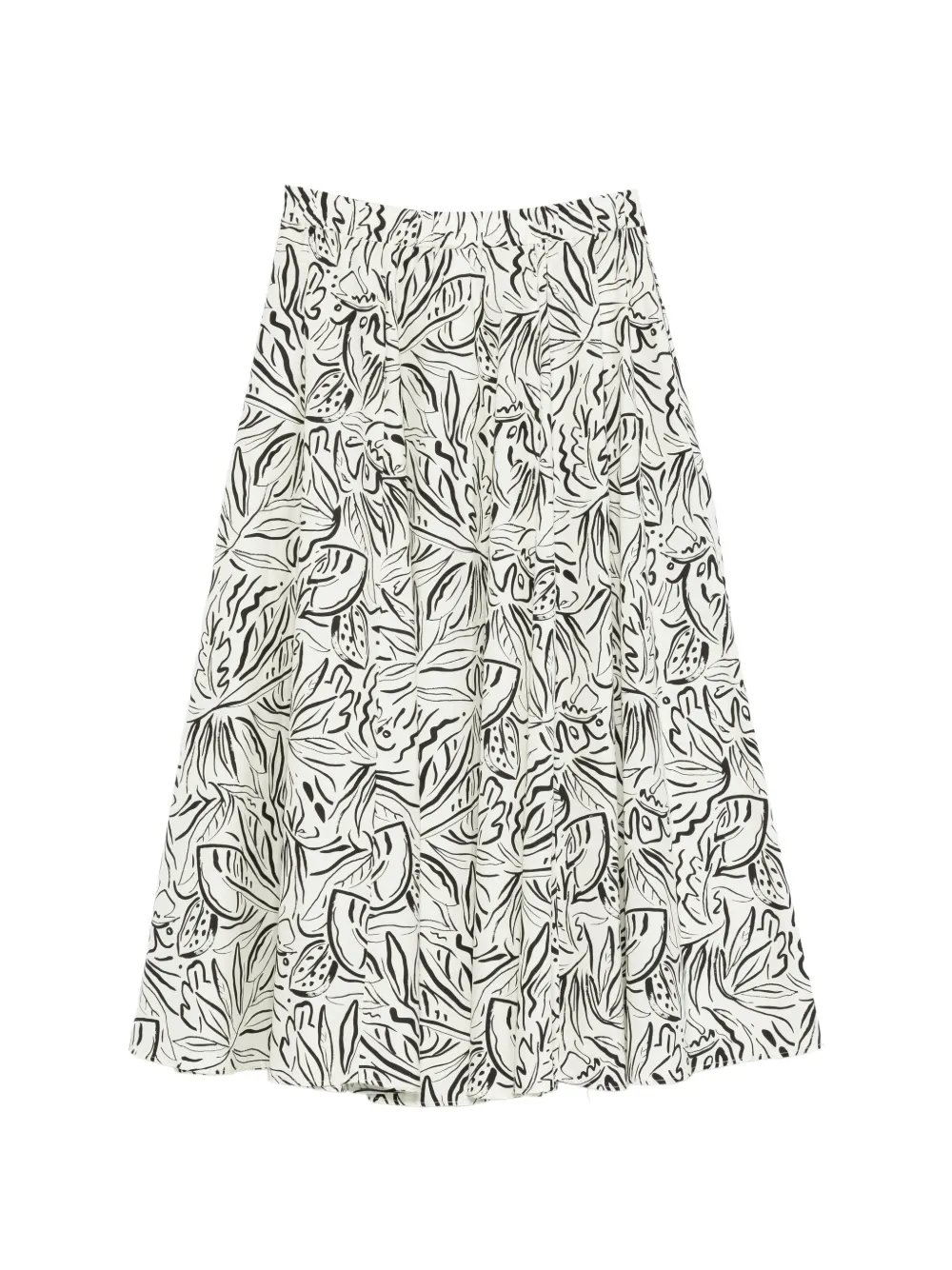  Aspesi Patterned Skirt - White 