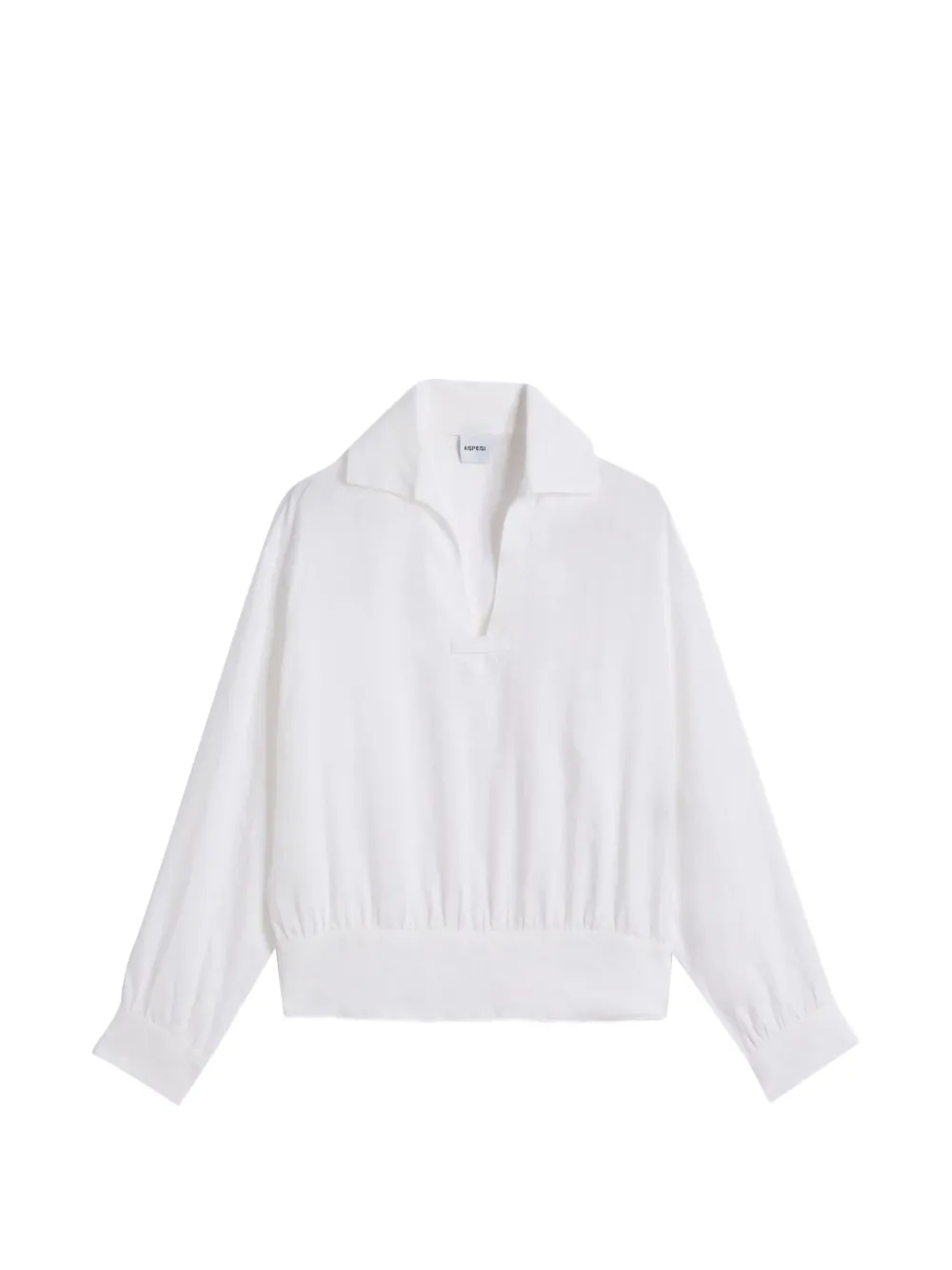 ASPESI V-neck polo shirt - Bianco