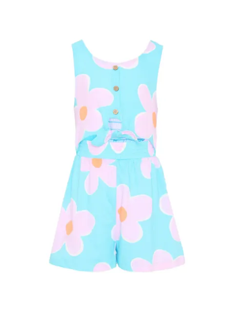 Mayoral floral-print playsuit