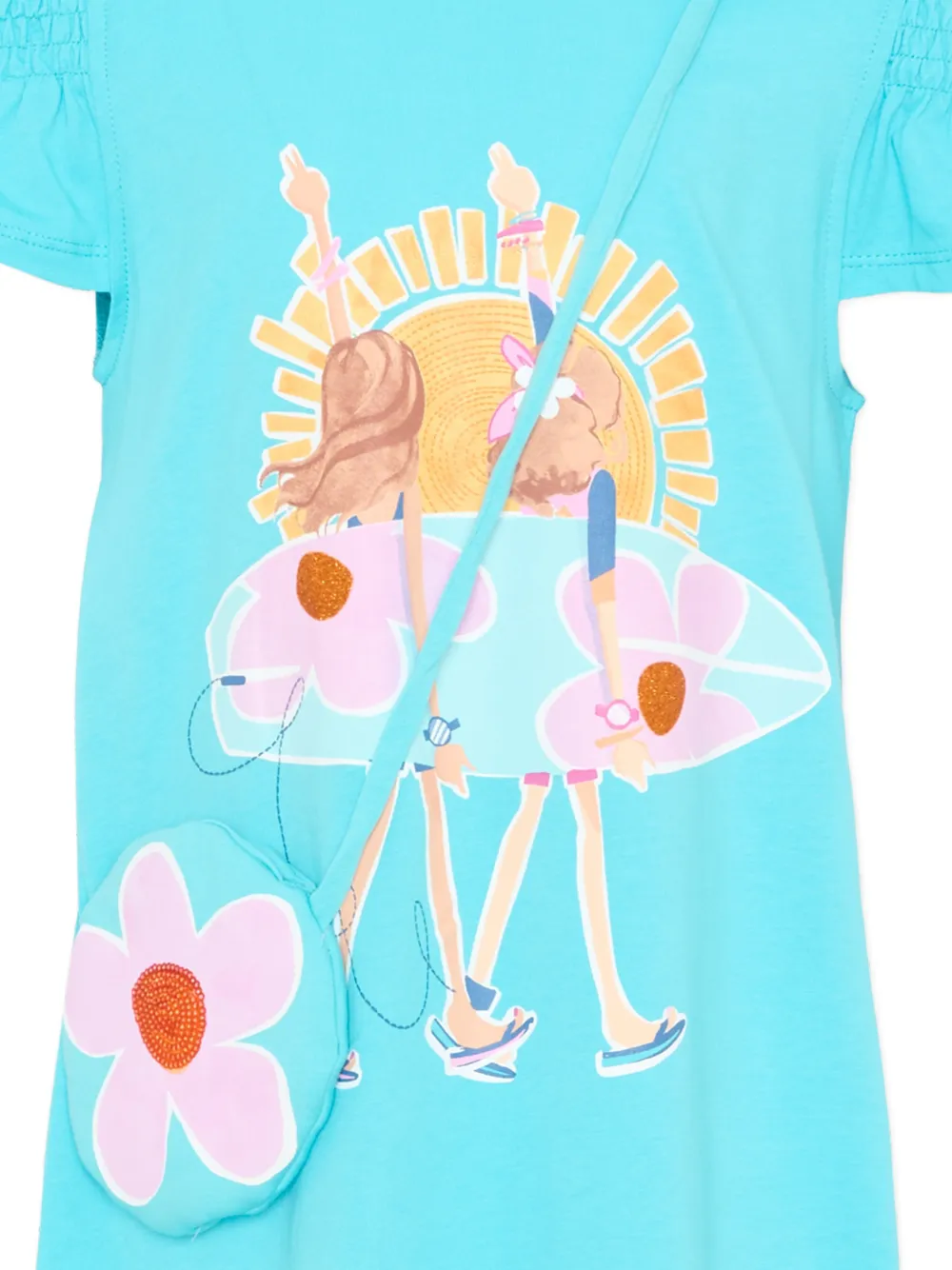  Mayoral Graphic-print Beach Dress - Blue 