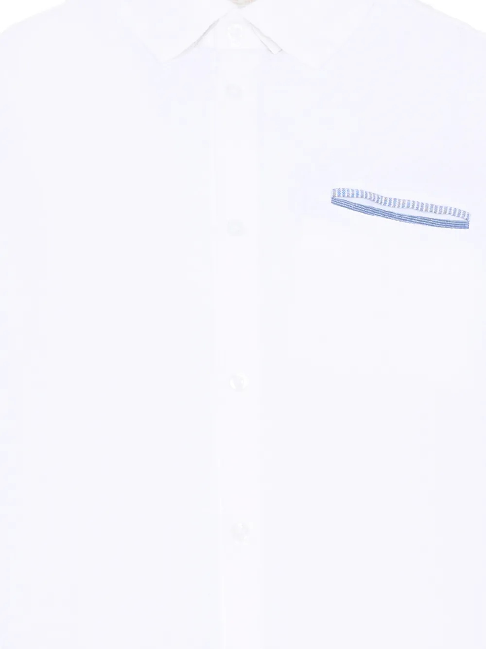  Mayoral Welt-pocked Long-sleeved Shirt - White 