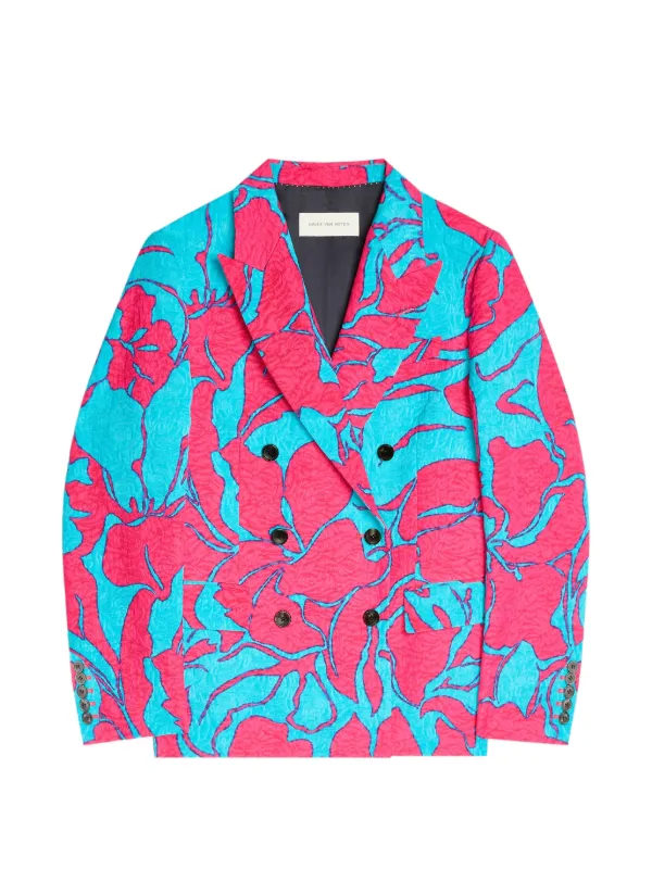 DRIES VAN NOTEN ジャケット DRIES VAN NOTEN ダブルジャケット | ピンク | FARFETCH JP