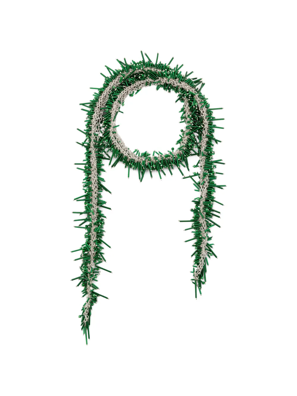 DRIES VAN NOTEN Collana con perline - Argento