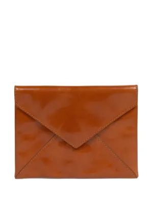 DRIES VAN NOTEN レザー クラッチバッグ | ブラウン | FARFETCH JP