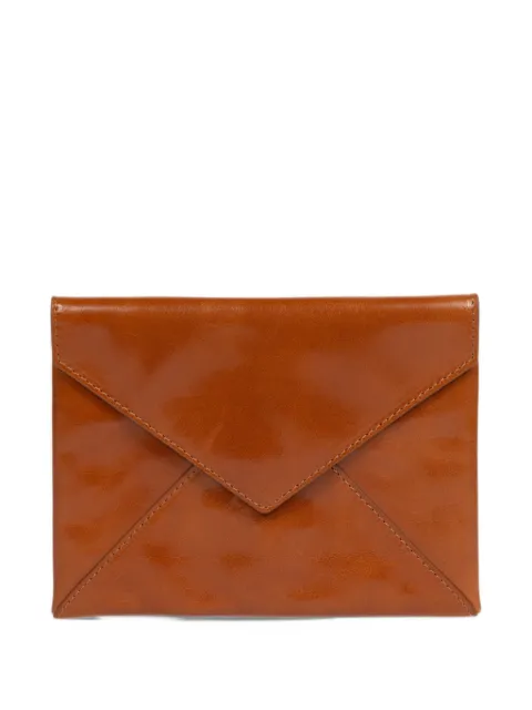 DRIES VAN NOTEN leather envelope pouch bag