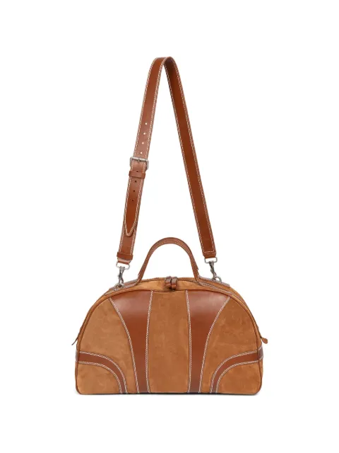 DRIES VAN NOTEN bolsa duffle de gamuza