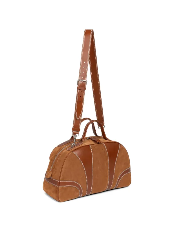 DRIES VAN NOTENバック DRIES VAN NOTEN Suede Duffle Bag | Neutrals | FARFETCH ZA