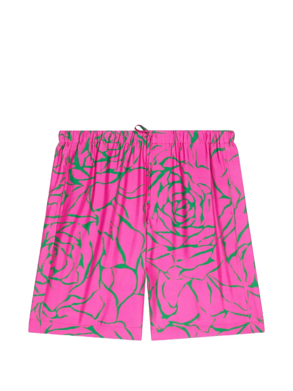 DRIES VAN NOTEN Shorts a fiori - Rosa