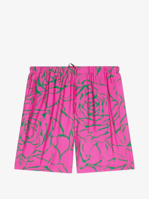 DRIES VAN NOTEN floral-print shorts