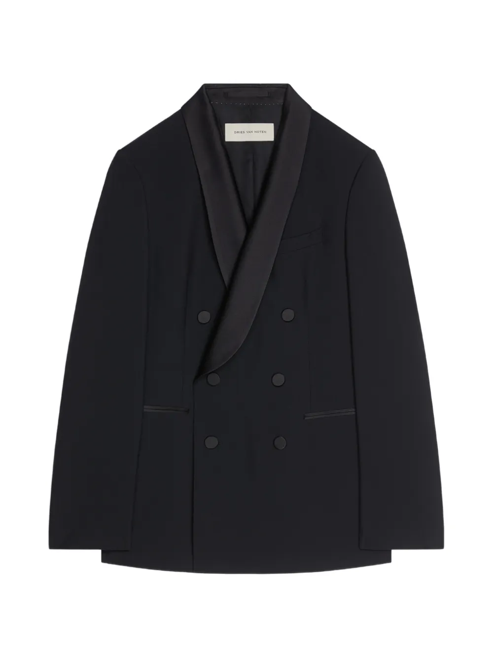 DRIES VAN NOTEN double-breasted blazer - Black