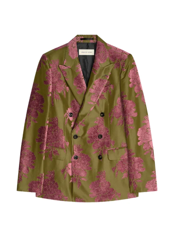 DRIES VAN NOTEN ダブルジャケット | グリーン | FARFETCH JP