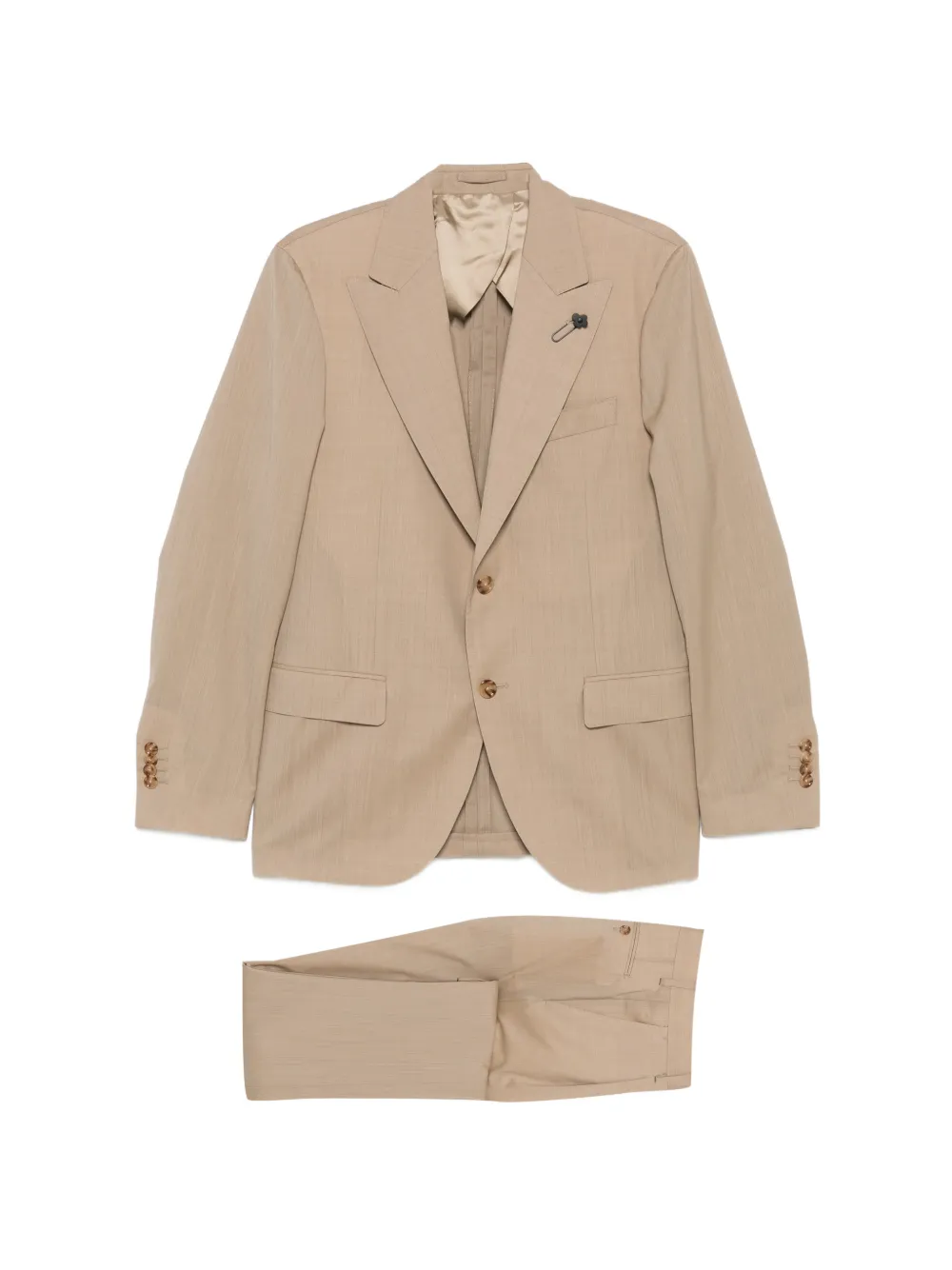 Lardini single-breasted suit - Toni neutri
