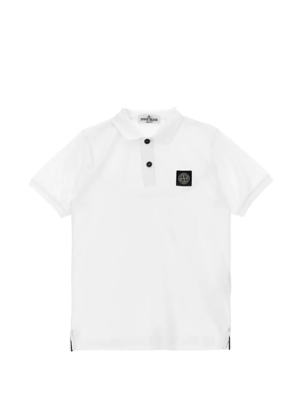 Stone Island Junior Compass polo shirt - Bianco