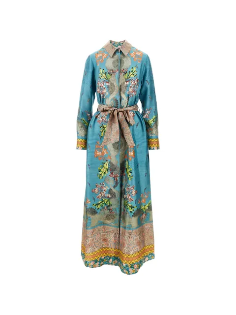 Pierre-Louis Mascia vestido con cinturón y estampado floral