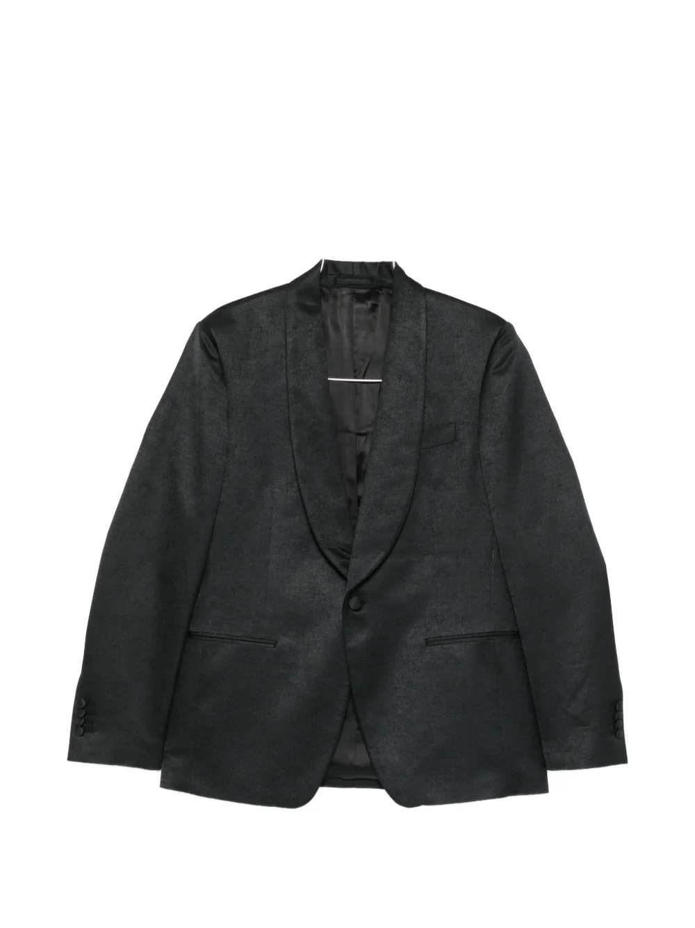 Lardini shawl-lapel single-breasted blazer - Nero