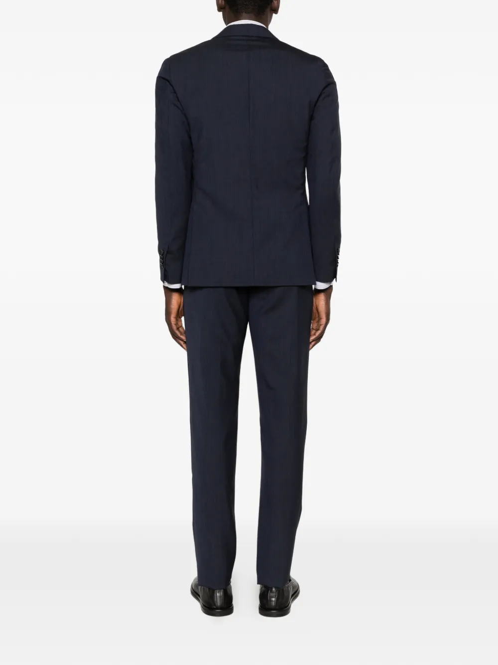 Lardini Pak met krijtstreep Blauw