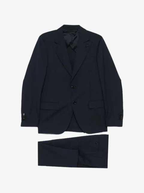 Lardini traje con estampado de rayas diplomáticas