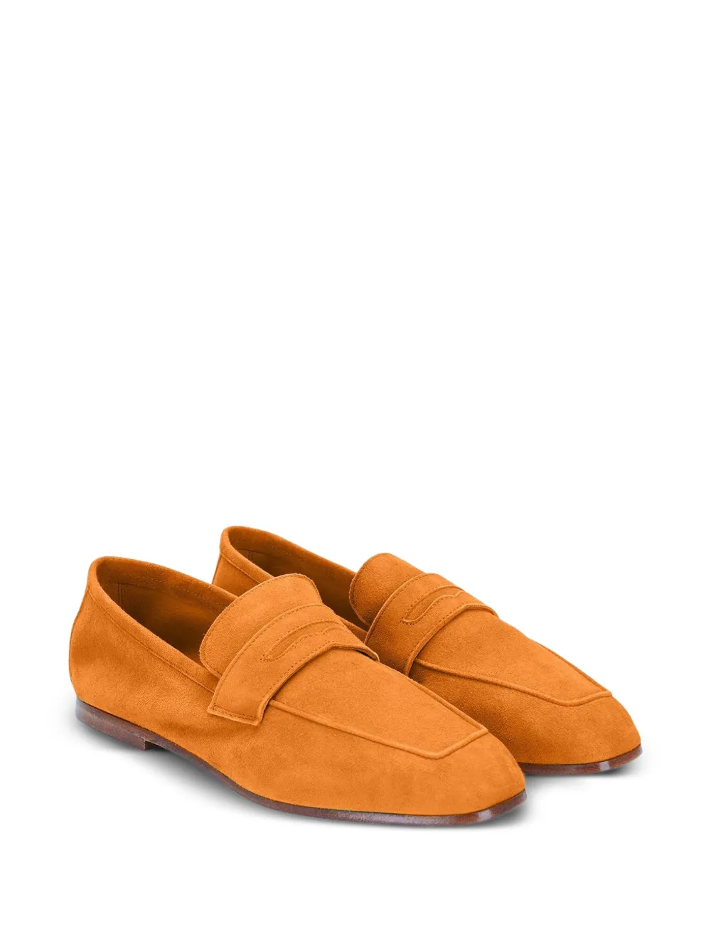 SOPHIQUE Essenziale suède loafers Oranje